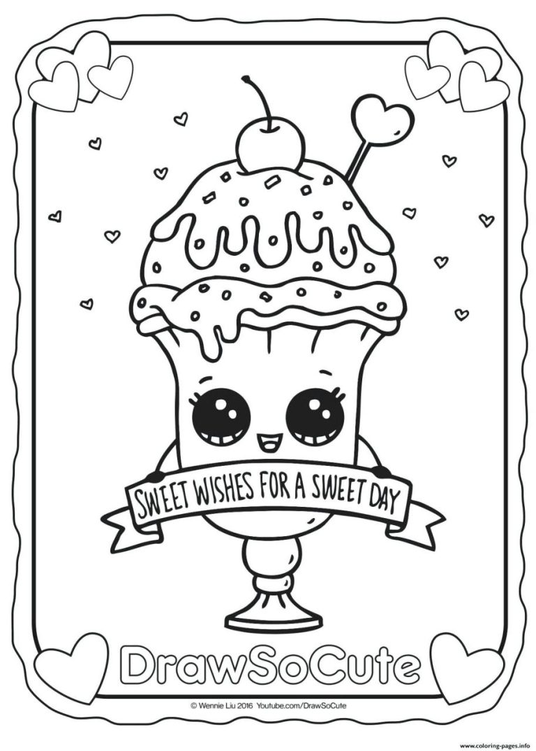Animal Cute Printable Coloring Pages For Kids
