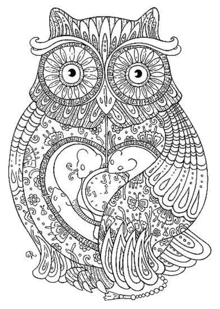Animal Mandala Coloring Pages Easy