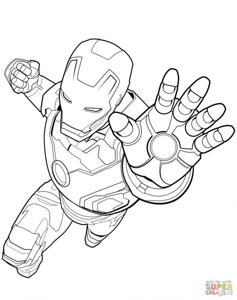 Avengers Infinity War Lego Iron Man Coloring Pages