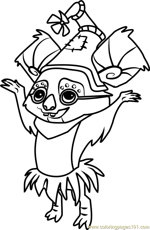 Animal Jam Snow Leopard Coloring Pages