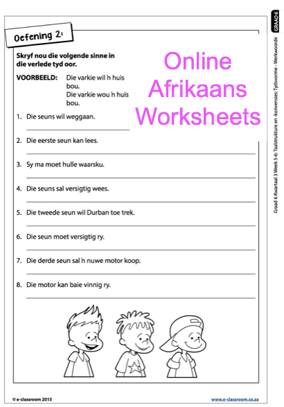 Grade 6 English Worksheets Pdf South Africa