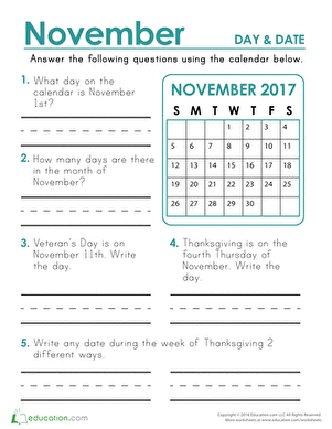 Time And Calendar Worksheets For Grade 2