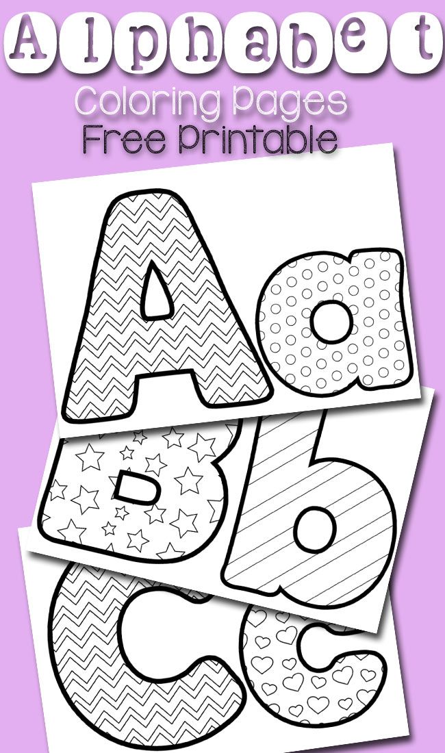 Alphabet Coloring Printables Free