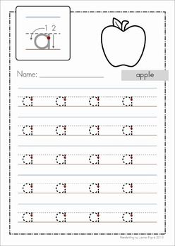 Printable Alphabet Handwriting Practice Sheets