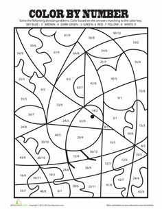 5th Grade Fall Color By Number Printable