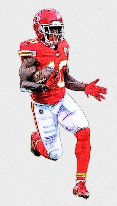 Artwork Tyreek Hill Coloring Pages