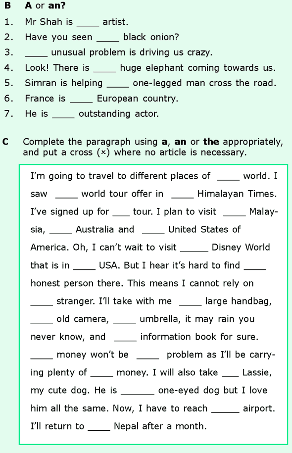 6th Grade Grade 6 English Worksheets With Answers