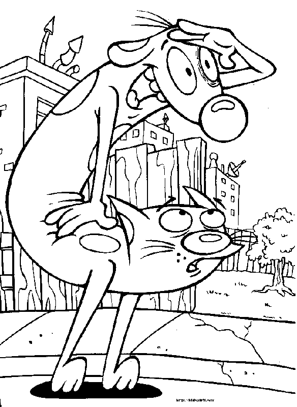 90s Nickelodeon Cartoons Coloring Pages