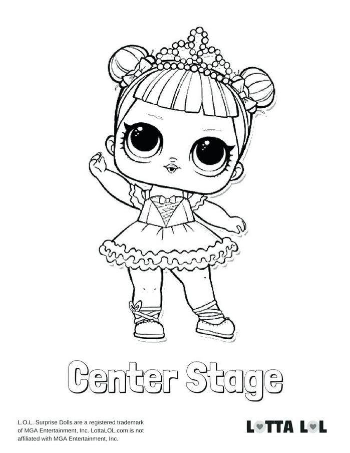Flower Child Lol Coloring Pages Printable