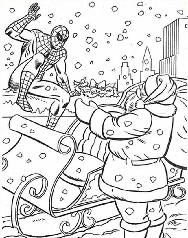 Full Size Spiderman Coloring Pages Hard