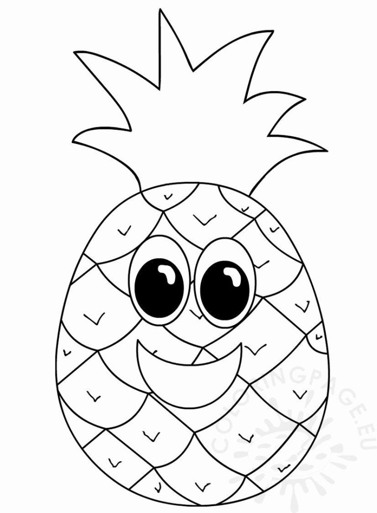 Pineapple Coloring Book