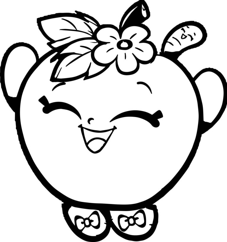 Makeup Shopkins Coloring Pages For Girls