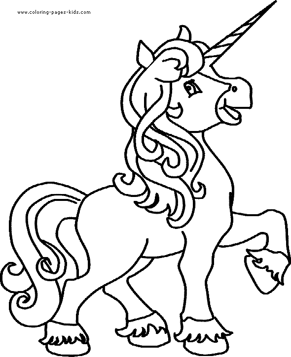 Free Coloring Pages To Print Unicorns