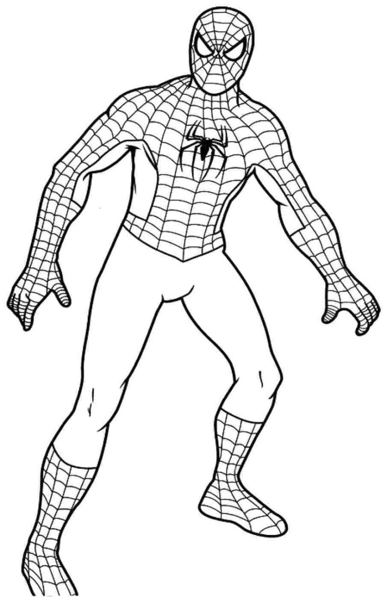 Spiderman Coloring Pages Printable Free