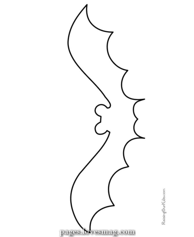 Printable Coloring Pages Halloween Bats