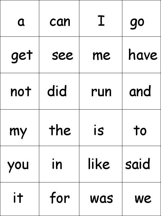 Beginner Kindergarten Sight Words Worksheets Pdf