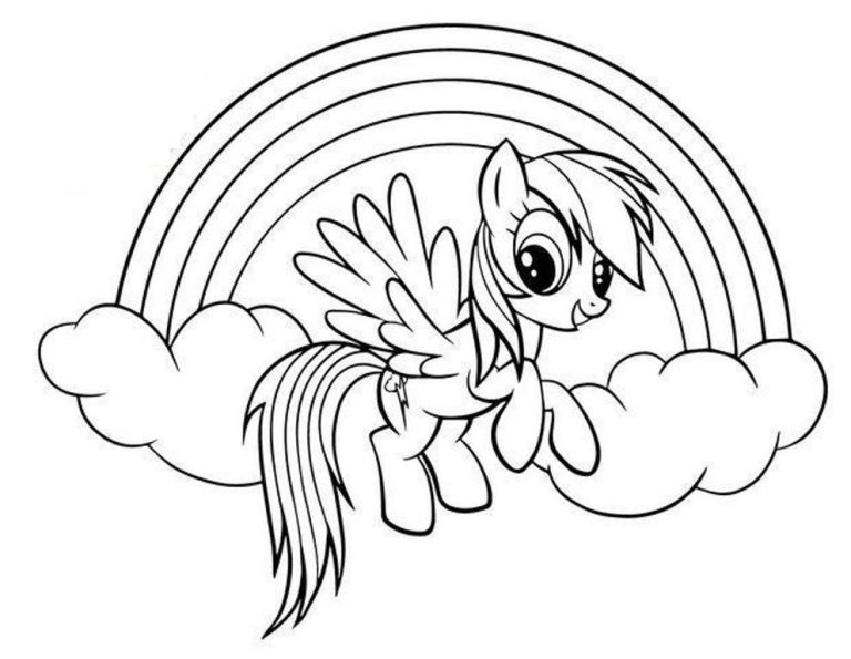 Fluttershy My Little Pony Mermaid Coloring Pages