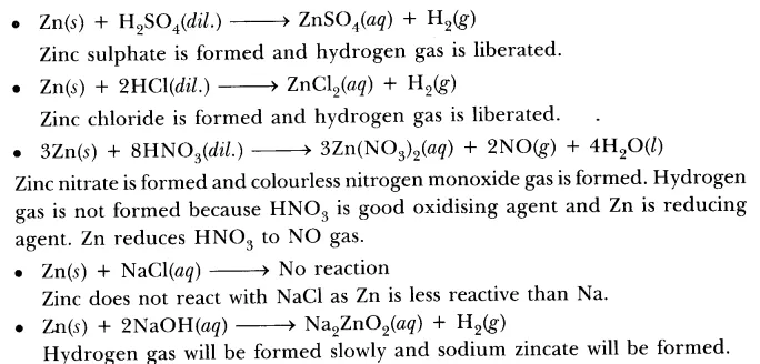 Balancing Chemical Equations Class 10 Cbse Questions