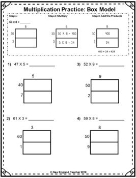 4th Grade 2 Digit By 1 Digit Multiplication Worksheets Pdf