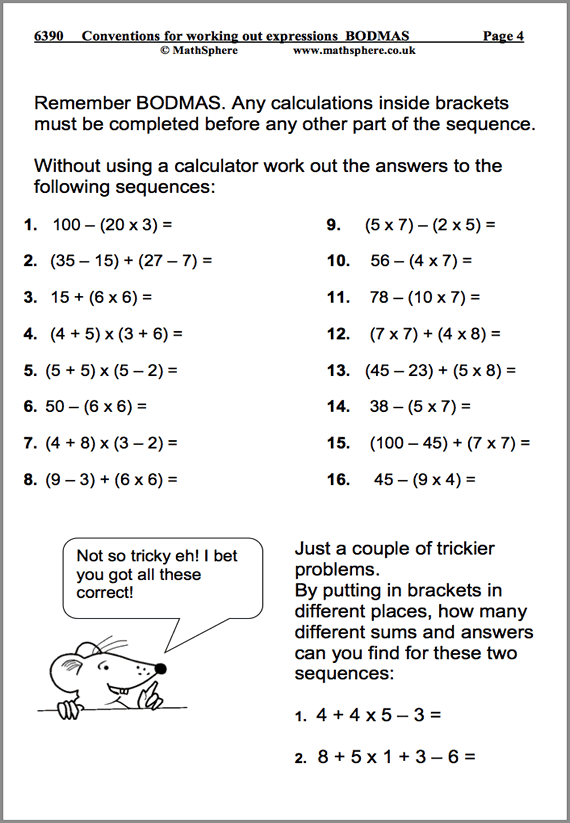 Year 7 Maths Worksheets Pdf Free With Answers