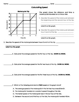 Speed And Velocity Worksheet Answers Physics Classroom