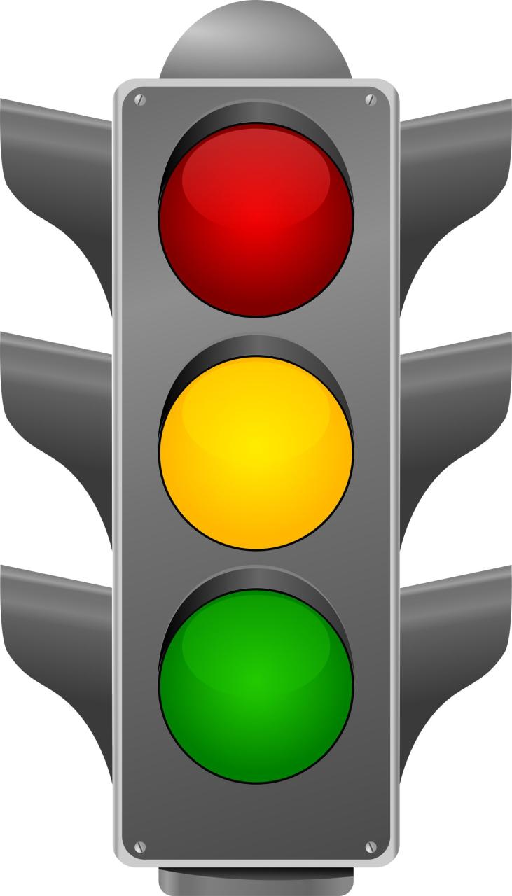Traffic Signal Traffic Light Coloring Page