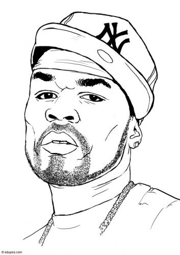 Realistic Celebrity Coloring Pages