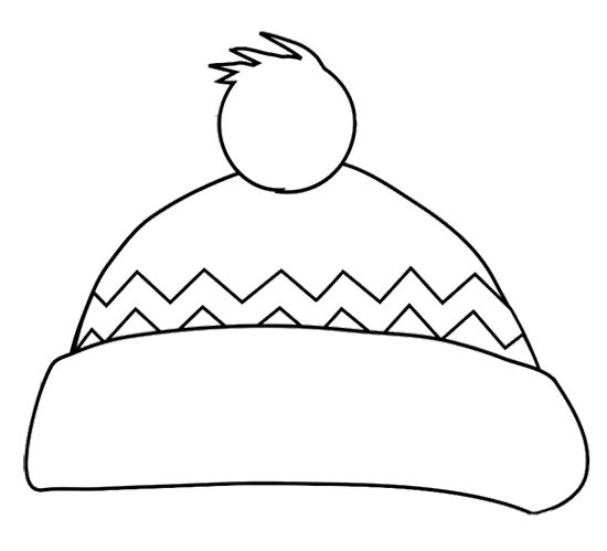 Hat Coloring Pages For Preschool