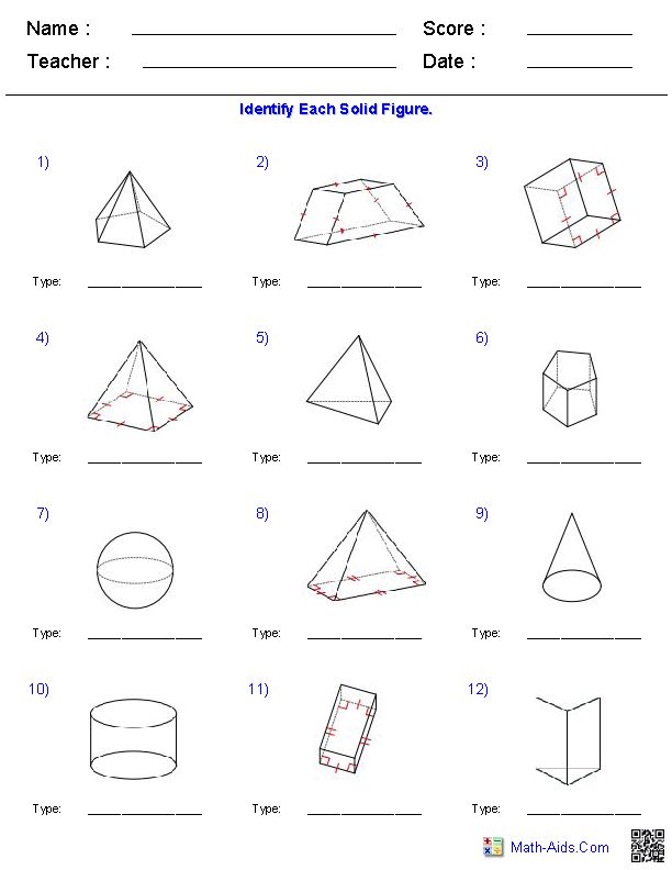 Volume Of Composite Figures Worksheet 8th Grade