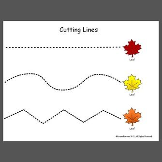 Cutting Worksheets For Preschool Pdf