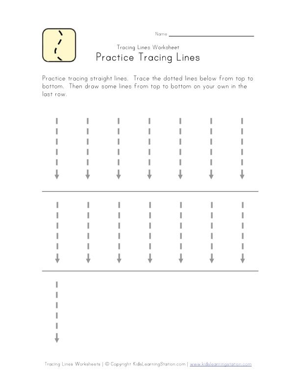 Handwriting Tracing Lines Worksheets Pdf
