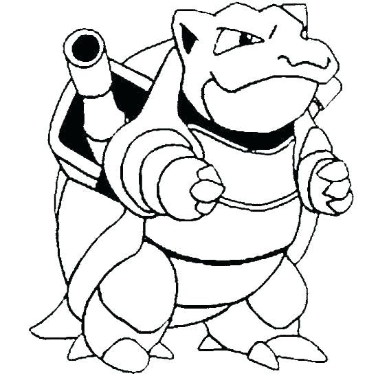 Pokemon Squirtle Printable Coloring Pages