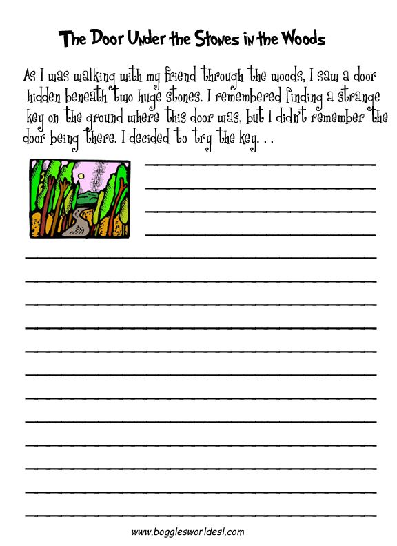 Printable Creative Writing Worksheets For Grade 4 Pdf