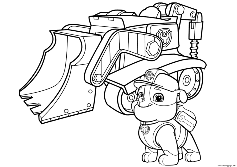 Rocky Skye Paw Patrol Coloring Pages