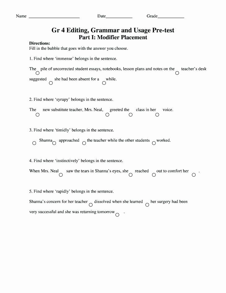 6th Grade Alliteration Worksheets With Answers
