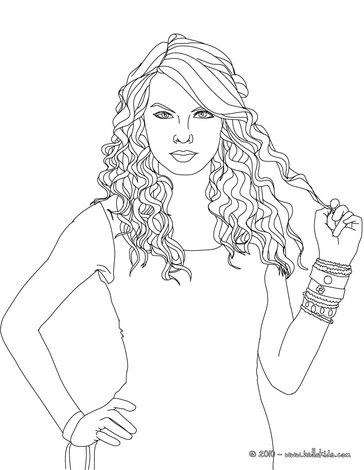 Realistic Hair Coloring Pages