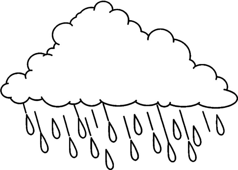Free Printable Clouds Coloring Pages