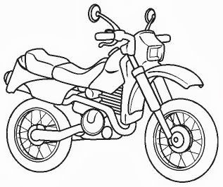 Motorcycle Coloring Pictures For Boys