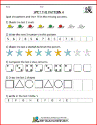 Patterns Grade 4 Worksheets Pdf