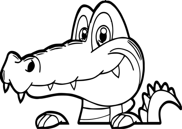 Crocodile Coloring Pages To Print