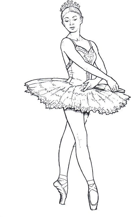 Ballerina Coloring Images