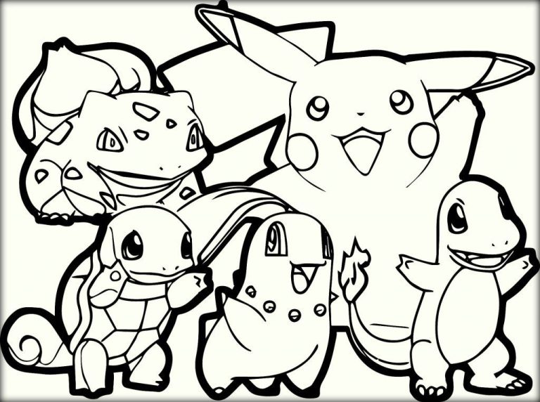 Pokemon Coloring Pages For Kids Free
