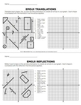8th Grade Transformations Worksheet Answers