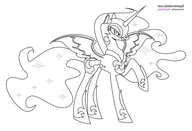 Mlp Coloring Pages Nightmare Moon