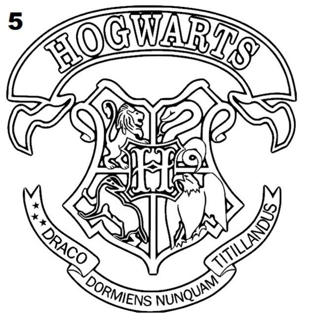 Harry Potter Hogwarts Coloring Pages