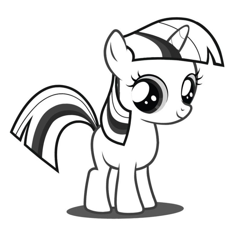My Little Pony Printable Coloring Pages Twilight Sparkle
