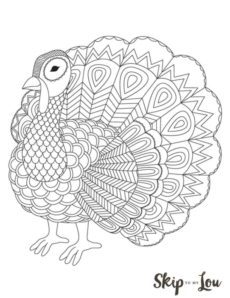 Cute Thanksgiving Coloring Pages For Kids