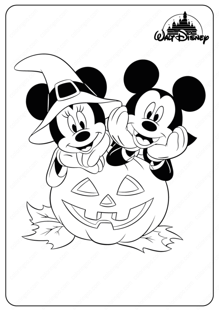 Fall Coloring Sheets Disney