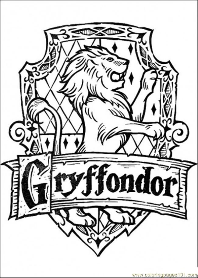 Printable Hogwarts Coloring Pages