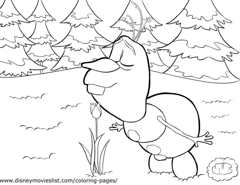 Free Elsa Printable Coloring Pages